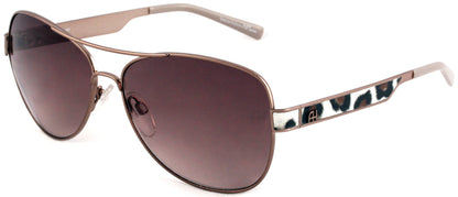 Óculos de Sol Ana Hickmann Ah 3081 08A Prata Escuro/ Marrom Degradê - 59 mm
