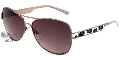Óculos de Sol Ana Hickmann Ah 3081 08A Prata Escuro/ Marrom Degradê - 59 mm