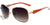 Óculos de Sol Ana Hickmann Ah 3087 04E Dourado Laranja E Creme/ Marrom Degradê - Lente 5,9 Cm