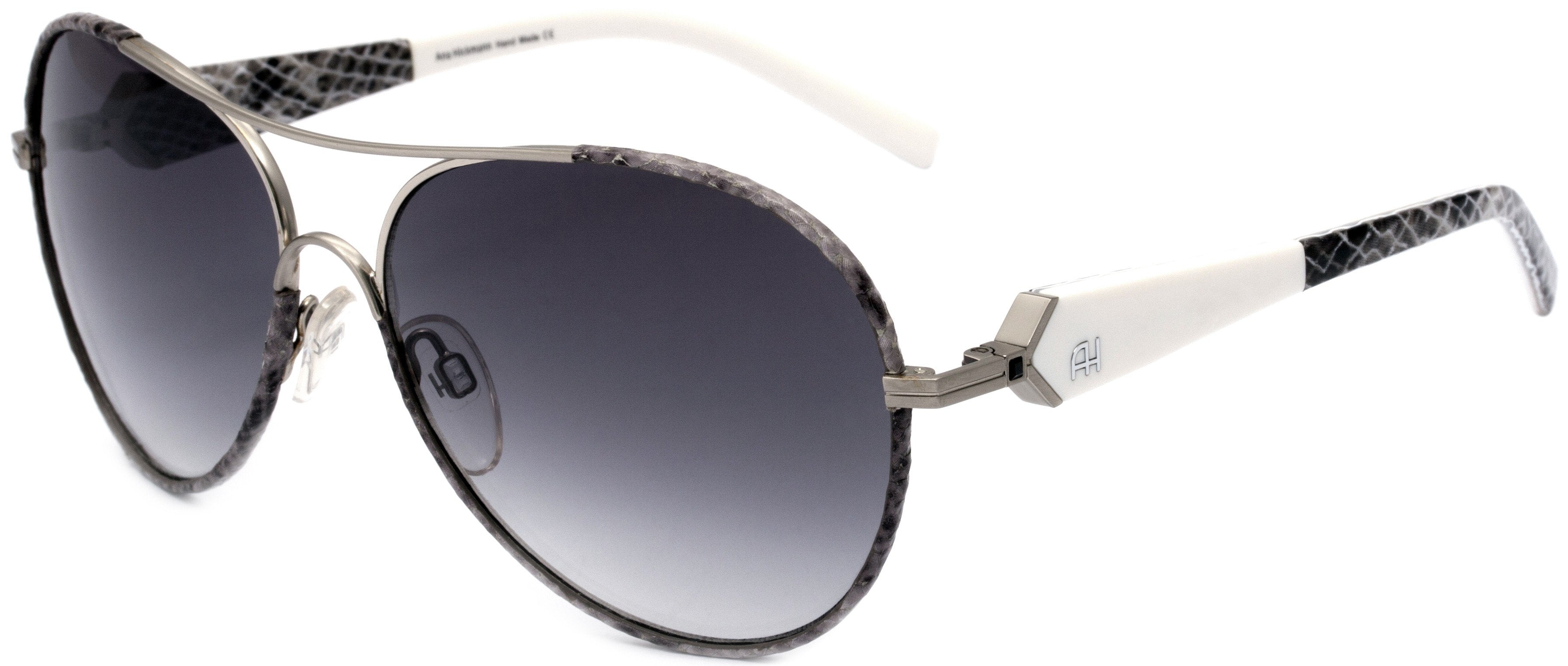 Óculos de Sol Ana Hickmann Ah 3090 03G Cinza E Branco/ Preto Degradê - Lente 6,0 Cm