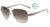 Óculos de Sol Ana Hickmann Ah 3096 01C Prata E Creme/ Marrom Espelhado - Lente 6,0 Cm