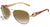 Óculos de Sol Ana Hickmann Ah 3097 04L Dourado E Vermelho/ Dourado Degradê Espelhado - Lente 5,9 Cm