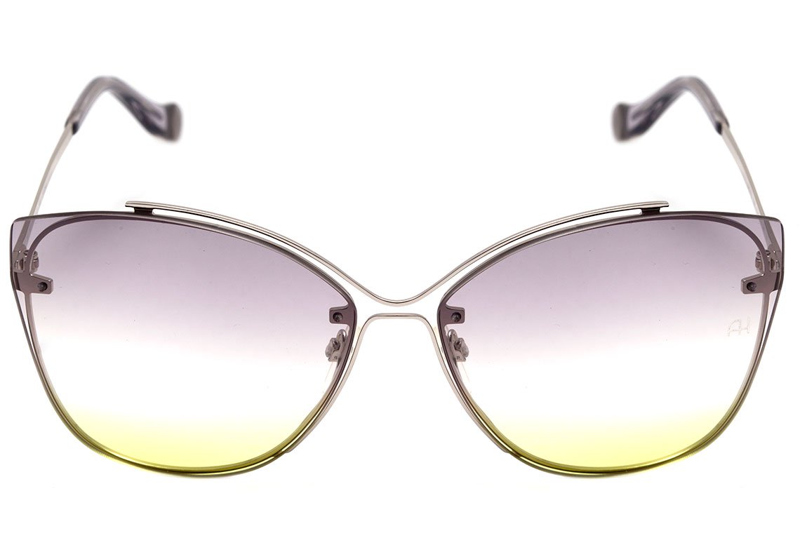 Óculos de Sol Ana Hickmann AH 3175 04D Dourado Brilho / Marrom Degradê - Lente 6,3 cm
