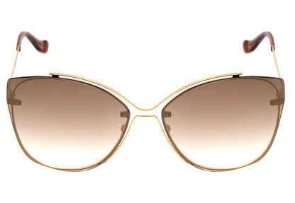 Ana Hickmann AH 3175 04C Dourado Brilho / Dourado Degradê Espelhado - Lente 6,3 cm  - Sol