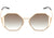 Óculos de Sol Ana Hickmann AH 3185 04A Dourado Brilho / Marrom Degradê Espelhado - Lente 5,4 cm 04C Dourado Brilho/ Dourado Degradê Espelhado Lente 5,4 Cm