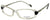 Óculos de Grau Ana Hickmann Ah 6027 A00 Transparente E Preto - Lente 5,0 Cm