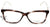 Óculos de Grau Ana Hickmann AH 6195 E01 Marrom e Creme Brilho - Lente 5,4 cm