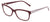 Óculos de Grau Ana Hickmann Ah 6198 H03 Vermelho E Branco Brilho - Lente 5,3 Cm