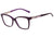 Óculos de Grau Ana Hickmann Ah 6253 H02 Roxo E Dourado Brilho - Lente 5,4 Cm