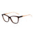 Óculos de Grau Ana Hickmann Ah 6313 T02 Marrom Translúcido E Creme Mesclado - Lente 5,5 Cm
