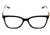 Óculos de Grau Ana Hickmann Ah 6343 A01 Preto Brilho Lente 5,4 Cm
