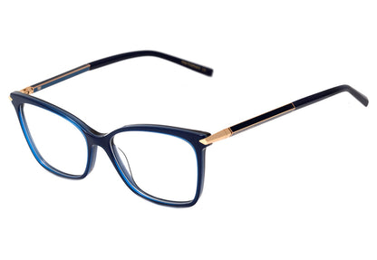 Óculos de Grau Ana Hickmann AH 6344 T02 Azul Brilho - Lente 5,4 cm