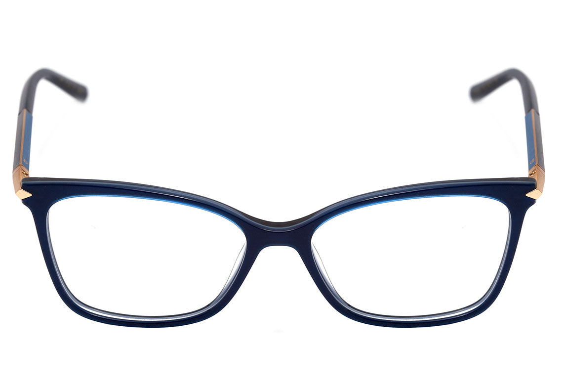 Óculos de Grau Ana Hickmann AH 6344 T02 Azul Brilho - Lente 5,4 cm