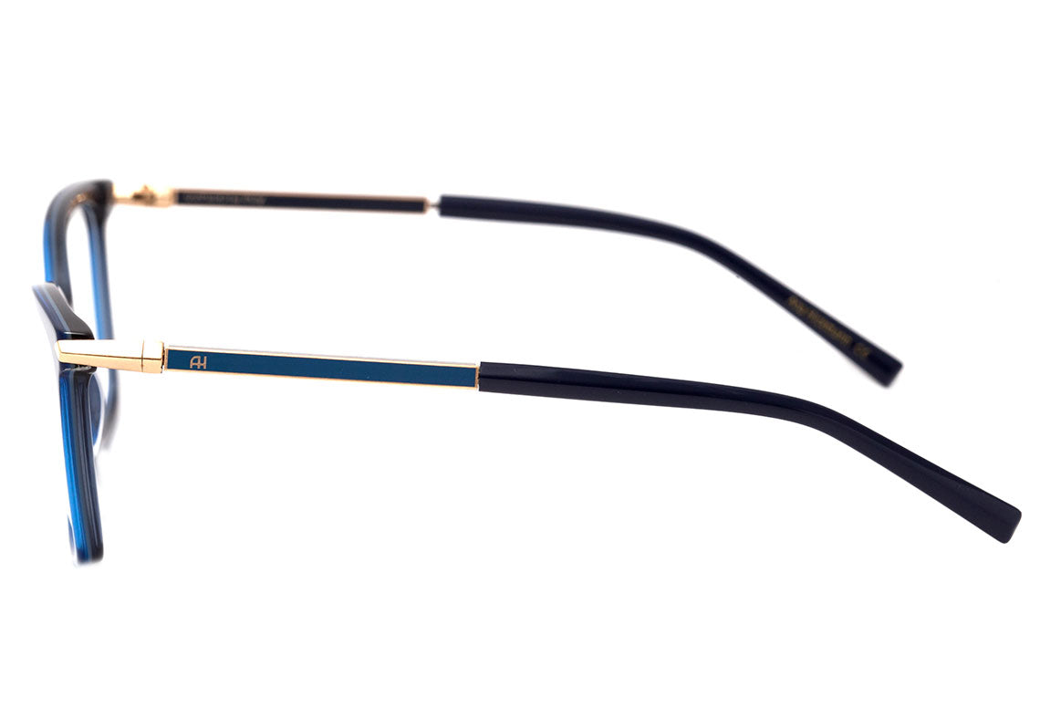 Óculos de Grau Ana Hickmann AH 6344 T02 Azul Brilho - Lente 5,4 cm