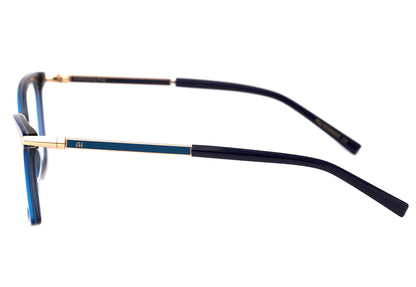 Óculos de Grau Ana Hickmann AH 6344 T02 Azul Brilho - Lente 5,4 cm