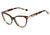 Óculos de Grau Ana Hickmann Ah 6365 G21 Marrom Mesclado Brilho Lente 5,3 Cm