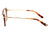 Óculos de Grau Ana Hickmann AH 6372 G21 Marrom Mesclado Brilho - Lente 5,5 cm