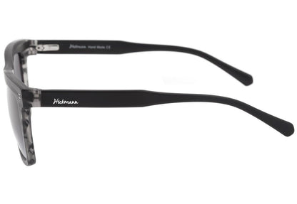 Óculos de Sol Ana Hickmann Ah 9010 E02 Preto Mesclado E Preto Fosco/ Preto Degradê - Lente 5,4 Cm