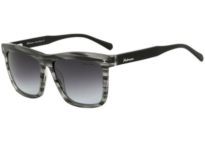 Óculos de Sol Ana Hickmann Ah 9010 E02 Preto Mesclado E Preto Fosco/ Preto Degradê - Lente 5,4 Cm