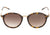 Óculos de Sol Hickmann HI 9013 G22 Marrom Mesclado e Dourado / Marrom Degradê - Lente 5,0 cm