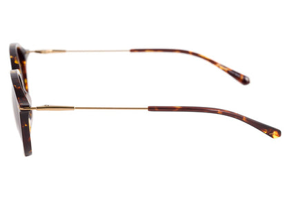 Óculos de Sol Hickmann HI 9013 G22 Marrom Mesclado e Dourado / Marrom Degradê - 50 mm