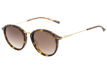 Óculos de Sol Hickmann HI 9013 G22 Marrom Mesclado e Dourado / Marrom Degradê - 50 mm