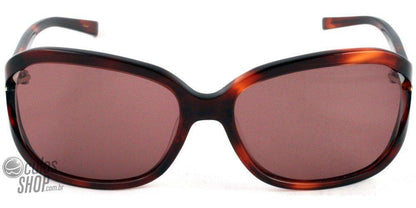 Óculos de Sol Ana Hickmann Ah9075 G21 Marrom Brilho/ Marrom - 60 mm