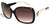 Óculos de Sol Ana Hickmann Ah 9102 G21 Marrom E Creme Brilho/ Marrom Degradê - Lente 5,8 Cm