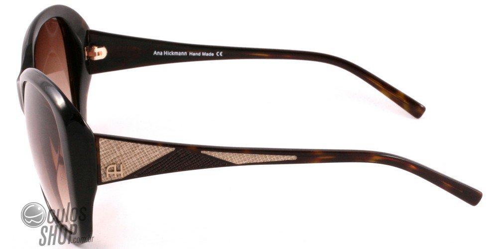 Óculos de Sol Ana Hickmann Ah 9118 S02 Marrom/ Marrom Degradê