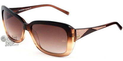 Óculos de Sol Ana Hickmann Ah 9119 A03 Marrom Translúcido/ Marrom Degradê - 58 mm