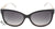 Óculos de Sol Ana Hickmann Ah 9153 A01 Preto Branco E Creme/ Preto Degradê - Lente 5,5 Cm
