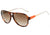 Óculos de Sol Ana Hickmann Ah 9163 G22 Marrom Mesclado E Cinza Brilho/ Marrom Degradê - Lente 5,9 Cm
