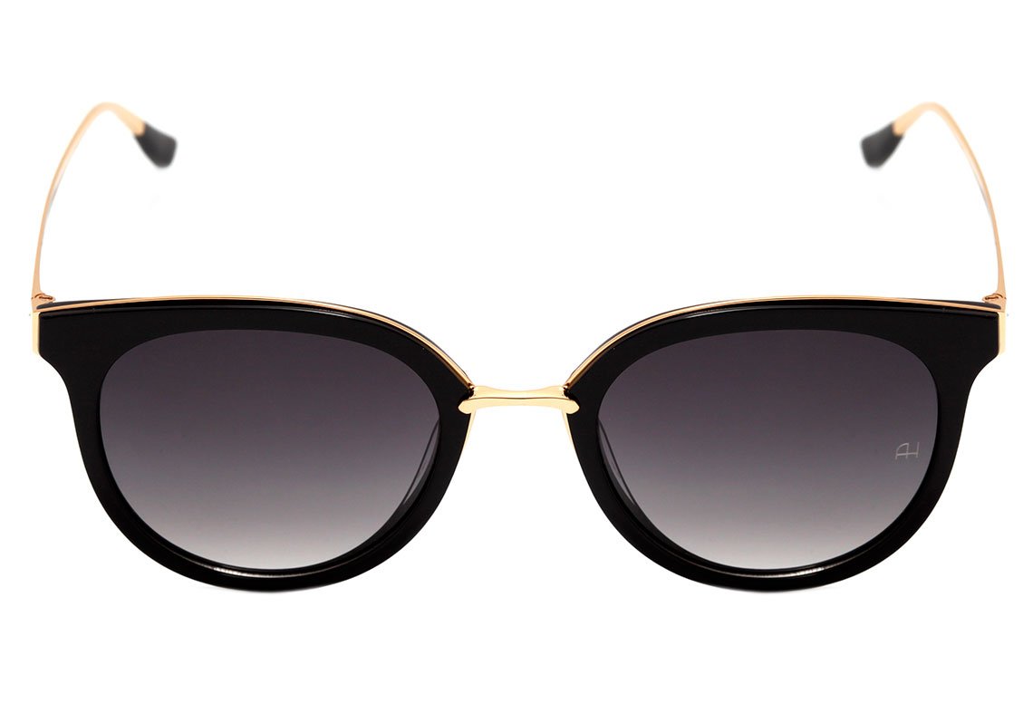 Ana Hickmann Ah 9267 H01 Vinho E Dourado Brilho/ Marrom Degradê Lente 5,2 Cm