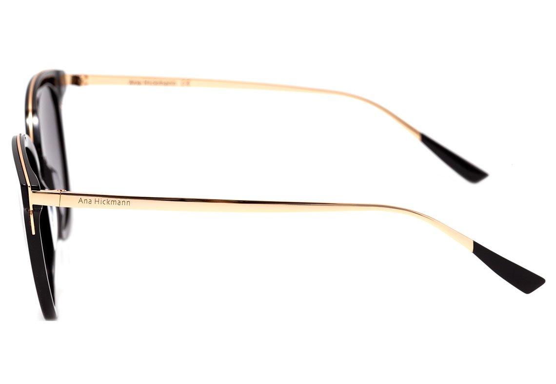 Ana Hickmann Ah 9267 H01 Vinho E Dourado Brilho/ Marrom Degradê Lente 5,2 Cm