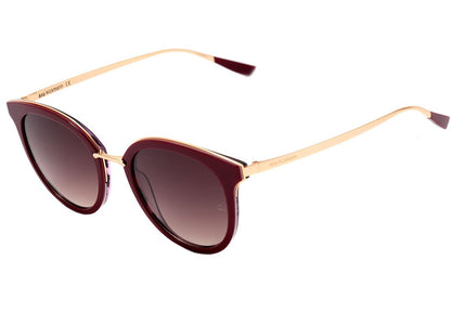 Ana Hickmann Ah 9267 H01 Vinho E Dourado Brilho/ Marrom Degradê Lente 5,2 Cm