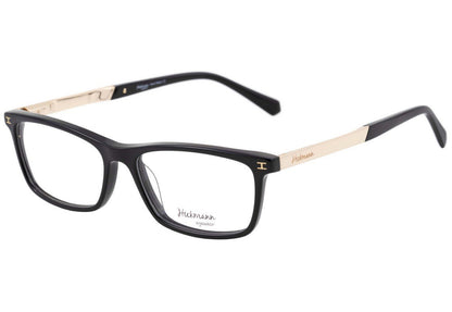 Óculos de Grau Hickmann Hi 6015 A01 Preto Brilho E Dourado - Lente 5,1 Cm