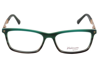 Óculos de Grau Hickmann Hi 6015 A01 Preto Brilho E Dourado - Lente 5,1 Cm