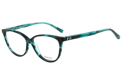 Óculos de Grau Ana Hickmann Hi 6031 A01 Preto Brilho - 54 mm E01 Verde Mesclado Brilho - 54 mm