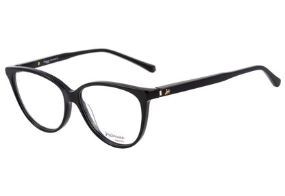 Óculos de Grau Ana Hickmann Hi 6031 A01 Preto Brilho - 54 mm E01 Verde Mesclado Brilho - 54 mm
