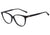 Óculos de Grau Ana Hickmann Hi 6031 A01 Preto Brilho - Lente 5,4 Cm E01 Verde Mesclado Brilho - Lente 5,4 Cm
