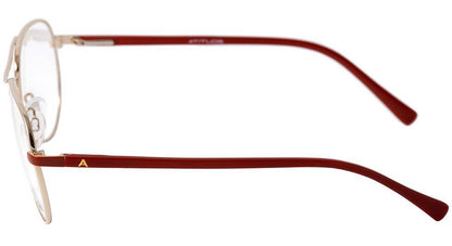 Óculos de Grau Atitude At 1434 A 04E Dourado E Vermelho - Lente 5,5 Cm