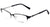 Óculos de Grau Atitude At 1519 03B Preto E Prata Brilho - Lente 5,1 Cm