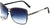 Óculos de Sol Atitude At 3059 H04 Preto E Prata/ Azul Degradê - Lente 6,1 Cm