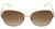 Óculos de Sol Atitude At 3131 04E Dourado E Creme Brilho/ Marrom Degradê - Lente 6,0 Cm