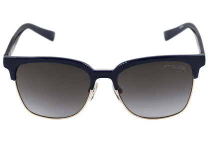 Óculos de Sol Atitude At 3161 D01 Azul E Dourado/ Preto Degradê - Lente 5,5 Cm