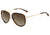 Óculos de Sol Atitude At 3164 G01 Marrom Mesclado E Dourado Brilho/ Marrom Degradê Polarizado - Lente 5,7 Cm