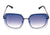 Óculos de Sol Atitude At 3223 02A Cinza E Azul/ Azul Degradê Espelhado Lente 6,2 Cm