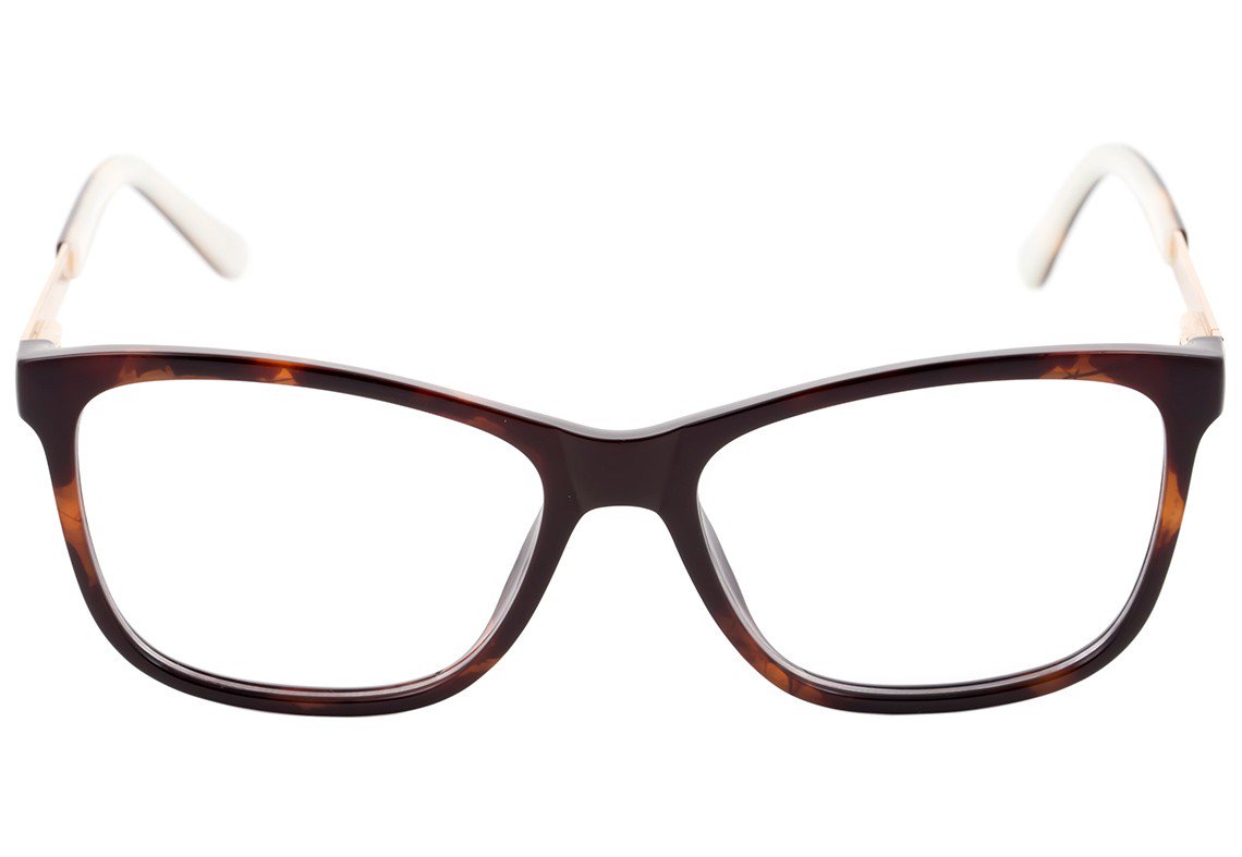 Óculos de Grau Atitude At 4098 G21 Marrom Mesclado E Dourado Brilho - Lente 5,3 Cm