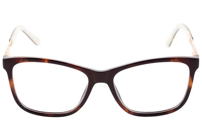 Óculos de Grau Atitude At 4098 G21 Marrom Mesclado E Dourado Brilho - Lente 5,3 Cm