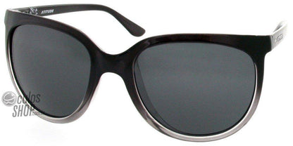 Óculos de Sol Atitude At 5029 S05 Preto E Transparente / Preto Polarizado - 56 mm